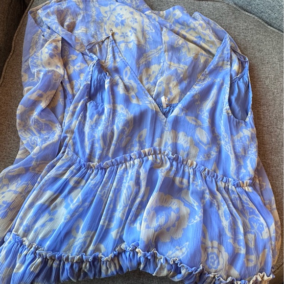 Free People Julianna Maxi Dress in Bluebell - Picture 4 of 8